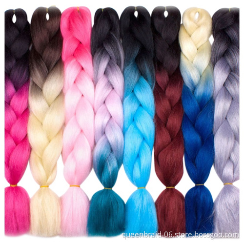 Hair Braiding Supplies Single Color Braiding Hair 100g Synthetic Super Jumbo Braids in South Africa